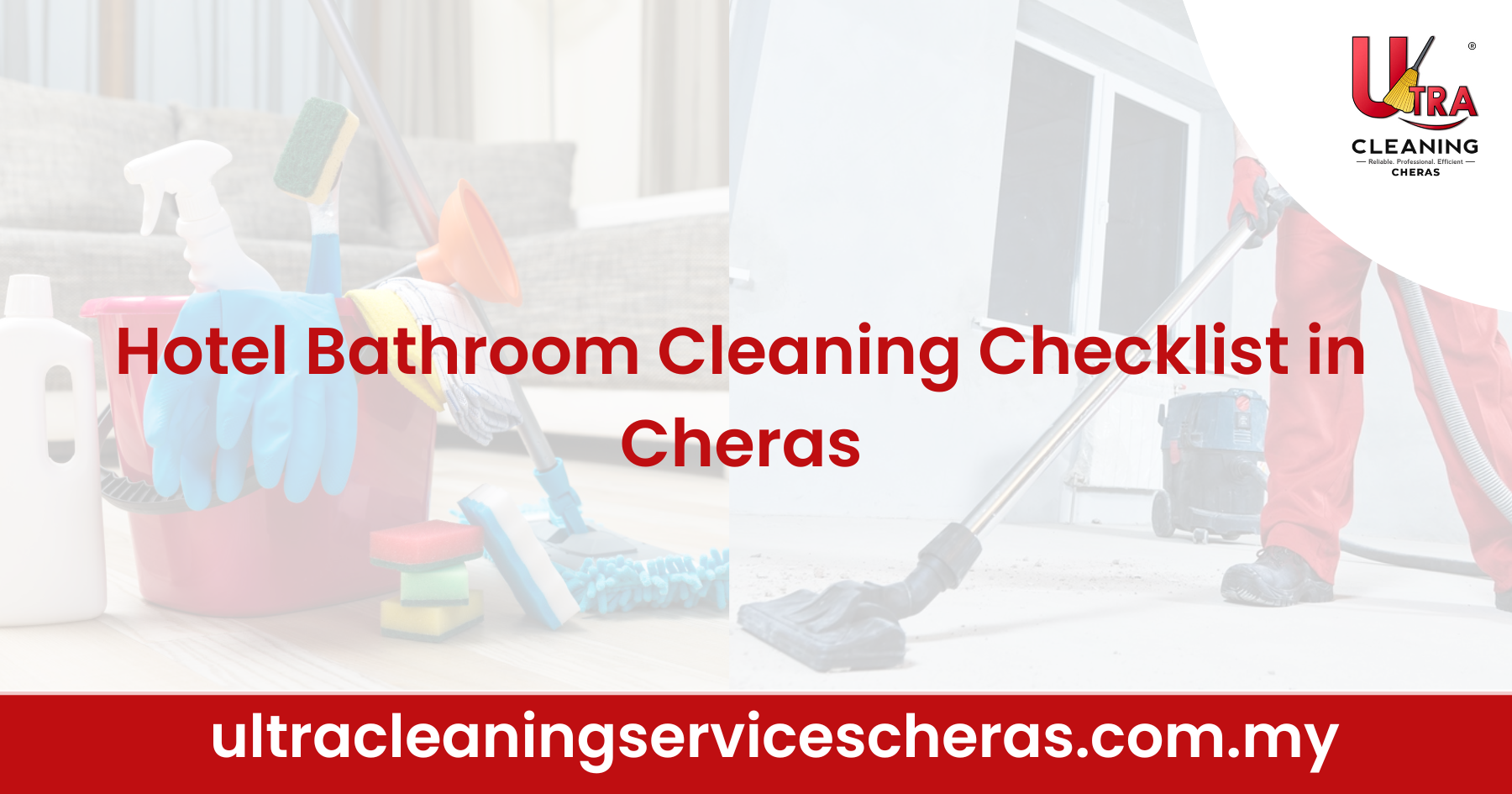 Hotel Bathroom Cleaning Checklist in Cheras